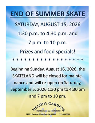 End of Summer Skate Flyer