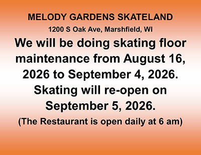 Skating Floor Maintenance Notice