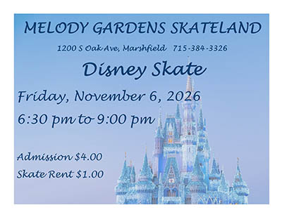 November 6th, 2026 - Disney Skate