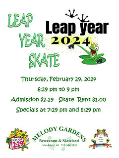 Leap Year Skate Flyer